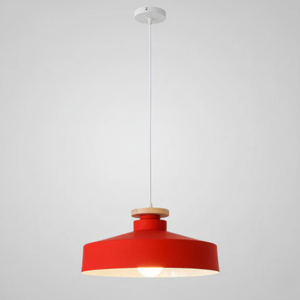 Skandinavische Holz-Pendelleuchte – Modern und Warm