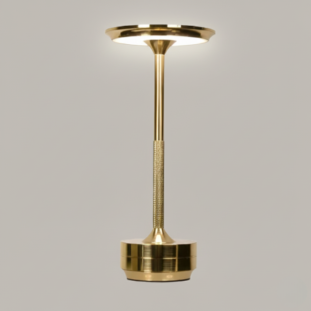 Stilvolle kabellose Tischlampe mit Touch-Dimmer und Akku