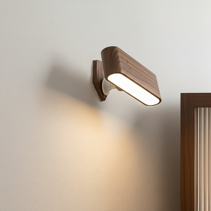 Elegante drehbare Wandleuchte mit magnetischer Halterung