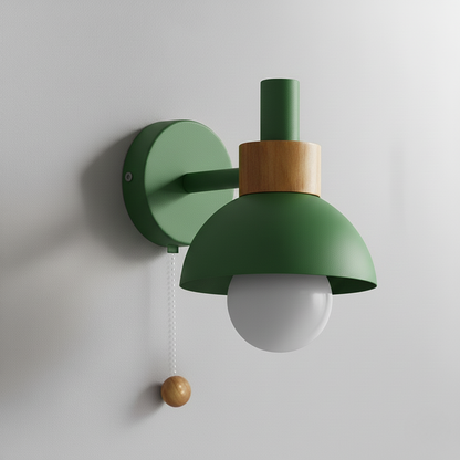 Moderne bunte Wandlampe im skandinavischen Stil