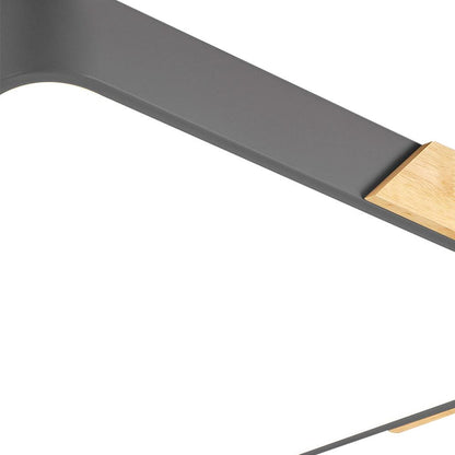 Löla – Moderne LED-Deckenleuchte mit Holz und Acryl-Diffusor