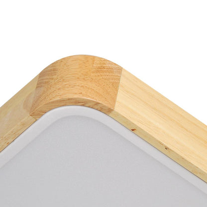 Löla – Moderne LED-Deckenleuchte mit Holz und Acryl-Diffusor