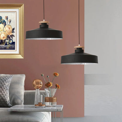 Skandinavische Holz-Pendelleuchte – Modern und Warm