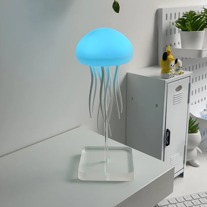 Aqua – LED-Quallenlampe Kwal mit dynamischen Tanzeffekten und praktischer Fernbedienung
