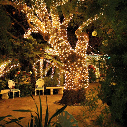 Solar-Gartenbeleuchtung – wasserdichte LED-Lichterkette für Garten und Terrasse