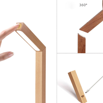 Tischlampe mit Touch-Steuerung, linearer LED-Beleuchtung und 360° verstellbarem Kopf