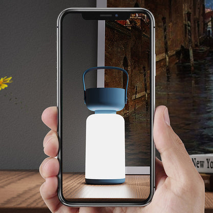 Wasserdichte LED-Tischlampe – Tragbar und modern im zylindrischen Design