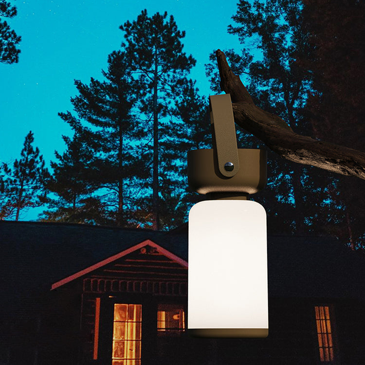 Wasserdichte LED-Tischlampe – Tragbar und modern im zylindrischen Design