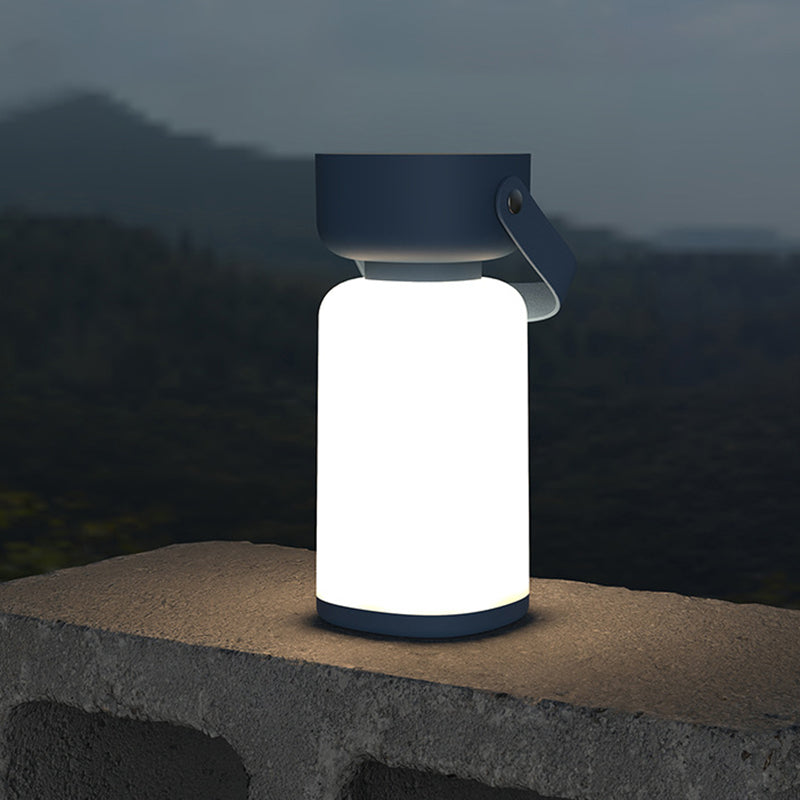 Wasserdichte LED-Tischlampe – Tragbar und modern im zylindrischen Design