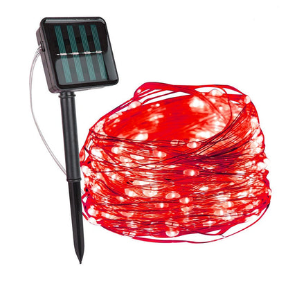 Solar-Gartenbeleuchtung – wasserdichte LED-Lichterkette für Garten und Terrasse