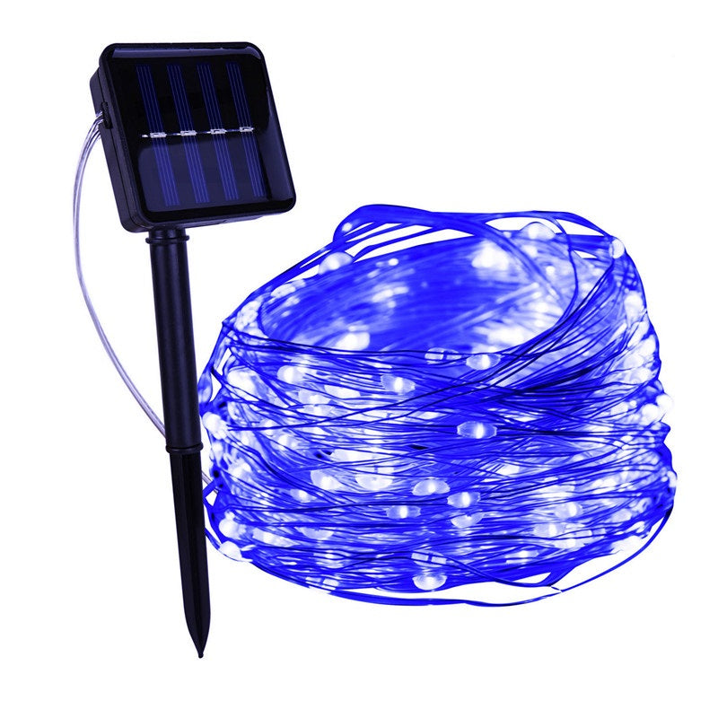 Solar-Gartenbeleuchtung – wasserdichte LED-Lichterkette für Garten und Terrasse