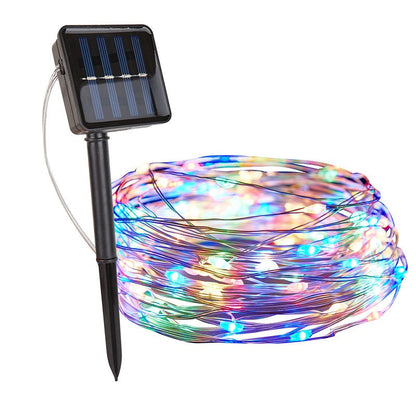 Solar-Gartenbeleuchtung – wasserdichte LED-Lichterkette für Garten und Terrasse