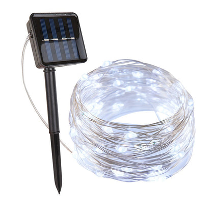 Solar-Gartenbeleuchtung – wasserdichte LED-Lichterkette für Garten und Terrasse