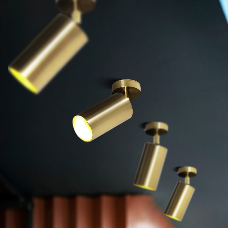 Moderner Eleganter Goldener Spotstrahler