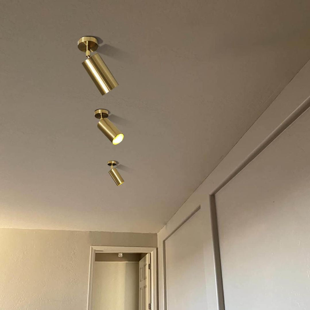 Moderner Eleganter Goldener Spotstrahler