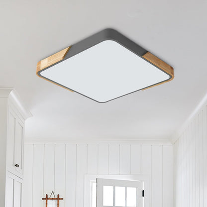 Löla – Moderne LED-Deckenleuchte mit Holz und Acryl-Diffusor