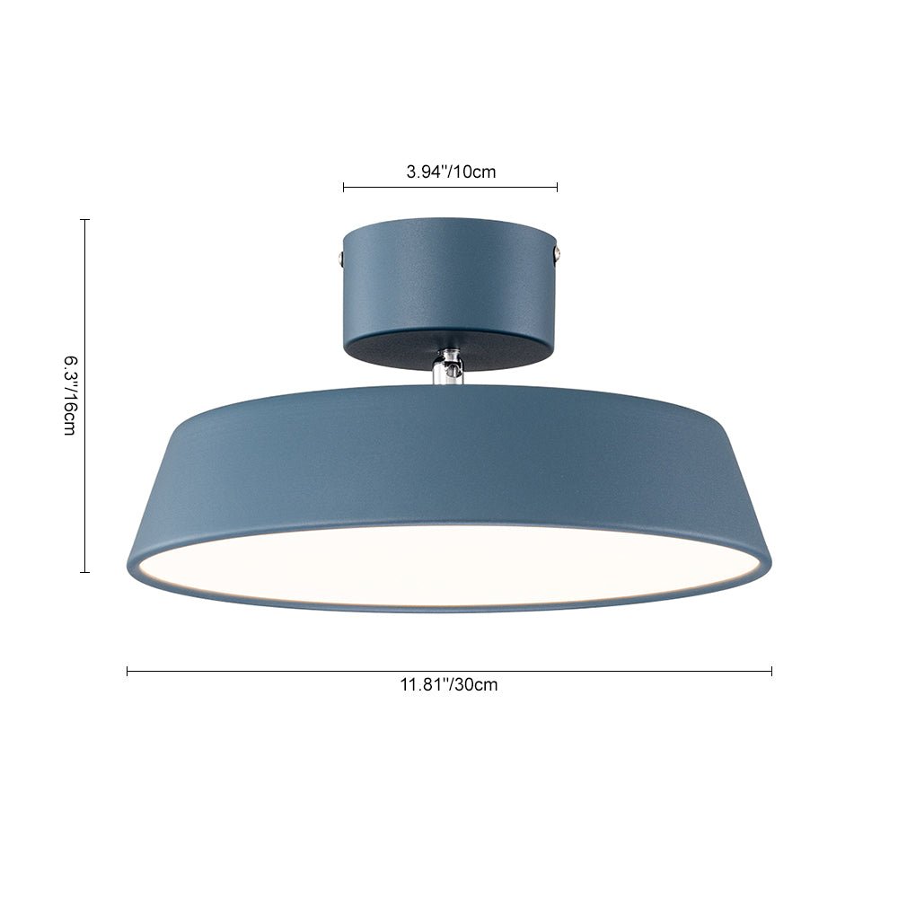 Skandinavische LED-Deckenleuchte mit Acrylschirm