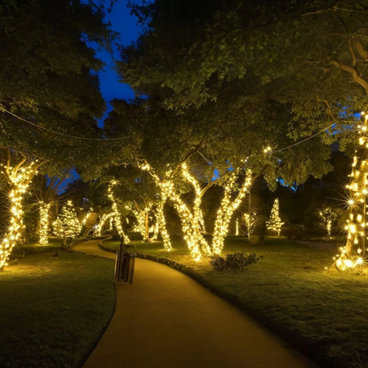 Solar-Gartenbeleuchtung – wasserdichte LED-Lichterkette für Garten und Terrasse