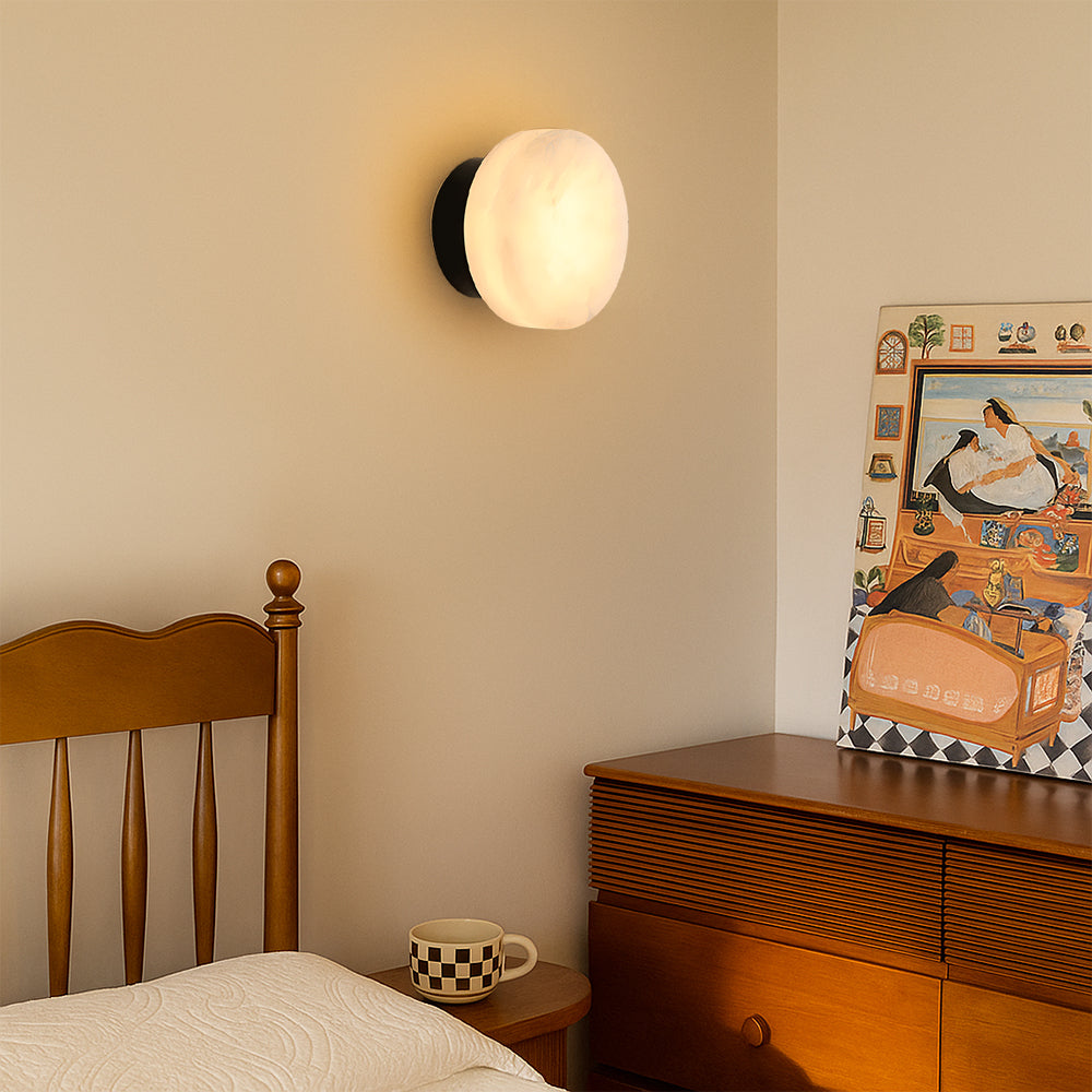 Luxuriöse Marmor-Wandleuchte mit zeitlosem skandinavischem Design