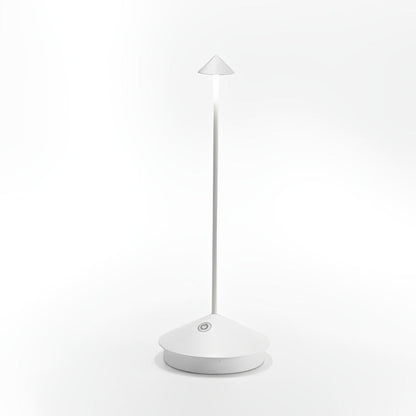 Skandinavische minimalistische Tischlampe mit dimmbarer LED und kabellosem Design